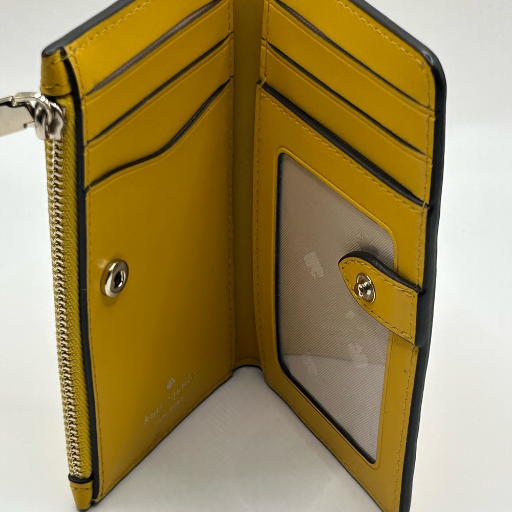 Kate Spade Mustard Yellow Leather Wallet - Picture 3 of 10